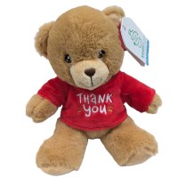SE1099: 15cm Keeleco Thank You Bear  (100% Recycled)
